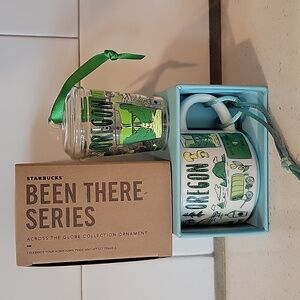 Starbucks Oregon Been There Series ornaments 2020 & 2023 set